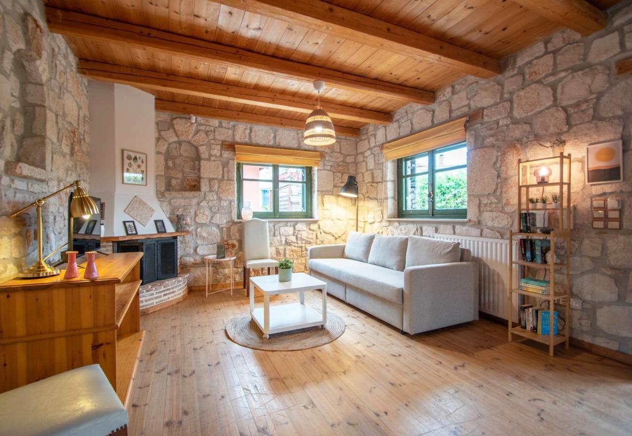 הוילה Vasilikí Valory'S House - The Stone House מראה חיצוני תמונה